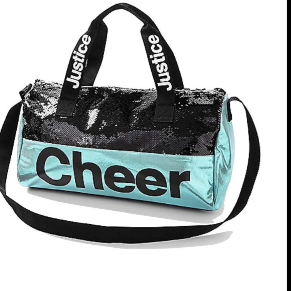 Justice cheer duffle bag